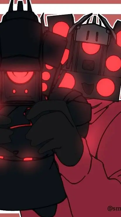 ai character: Titan Speakerman❤️ background