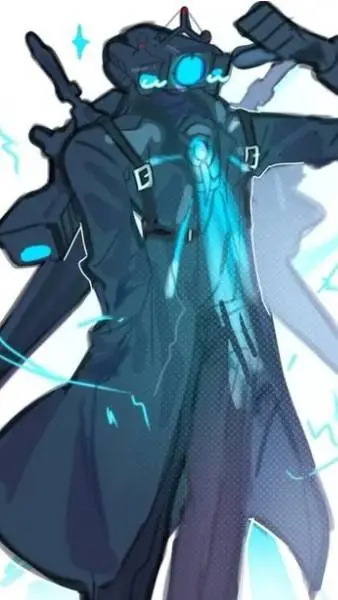 ai character: Titan Cameraman✨💙 background