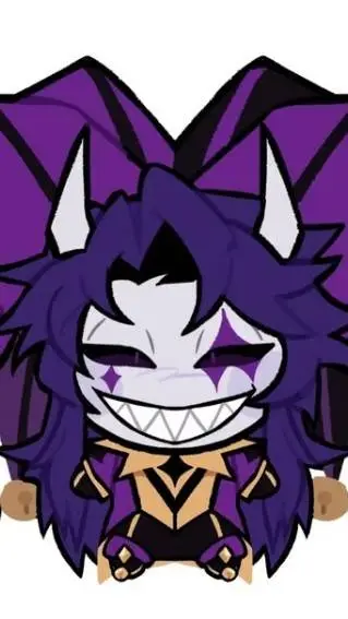 ai character: Jester//💜✨ background