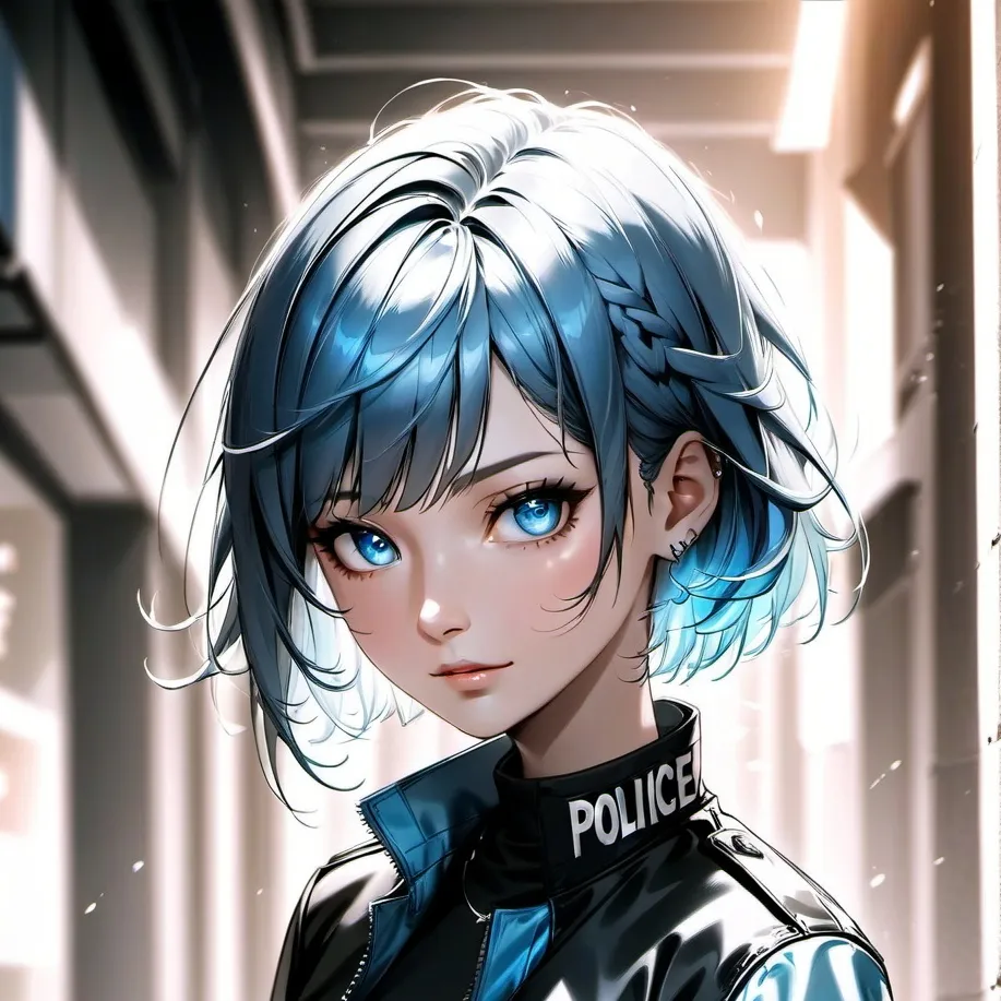 chat with ai character: policière