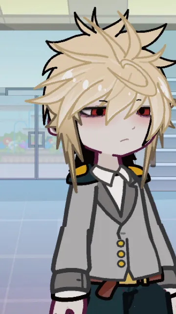 ai character: Mha bakugou attack background