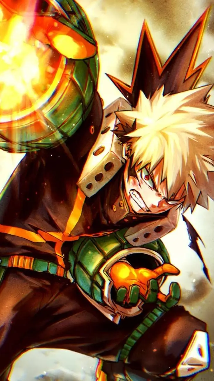 ai character: bakugo  background