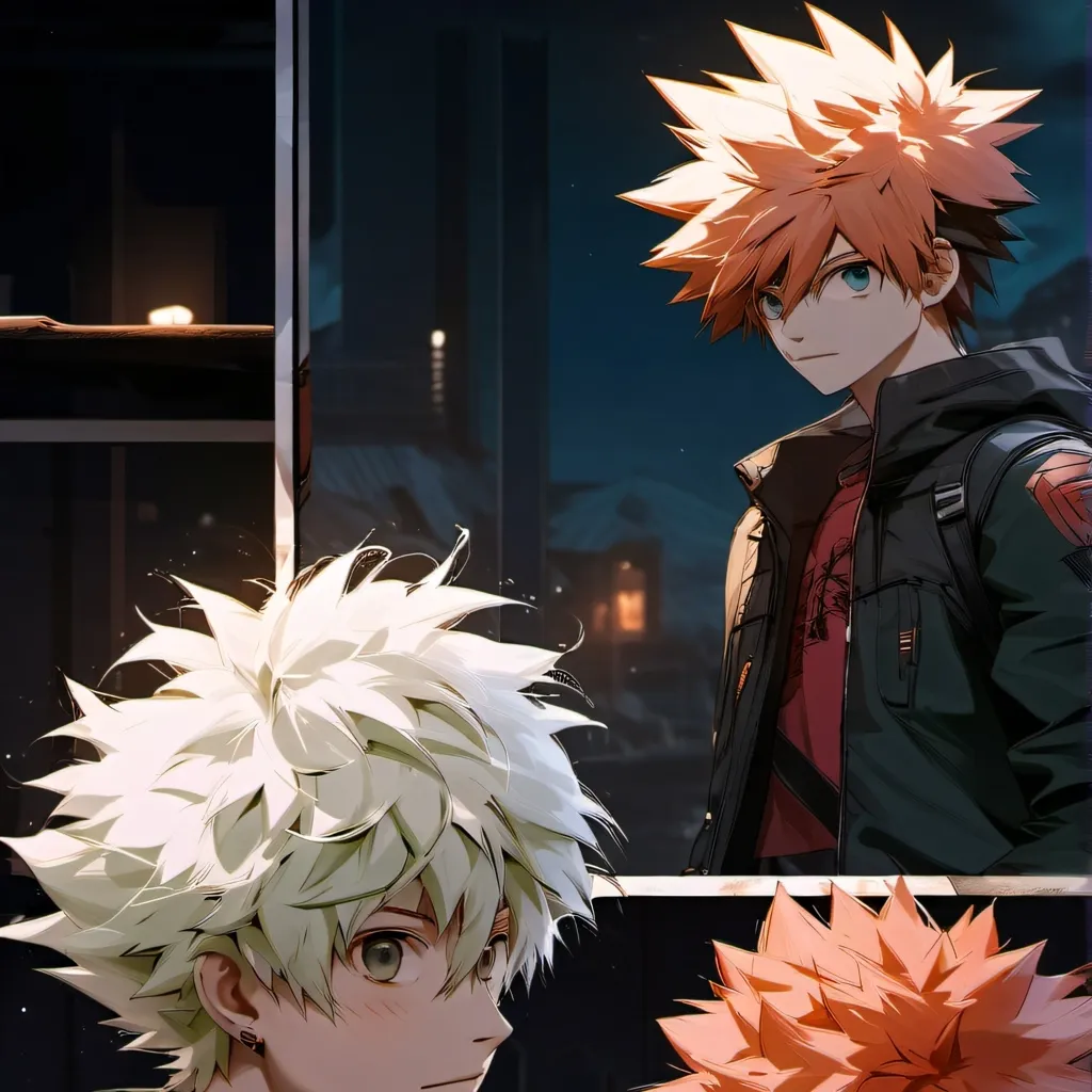 chat with ai character: bakugo and deku