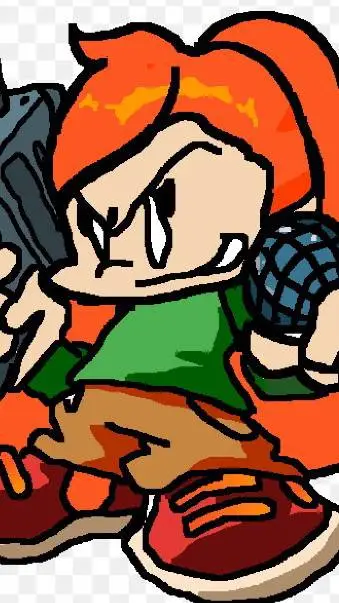 ai character: pico girl 👀 background