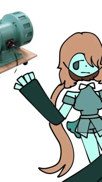 ai character: garter female  background