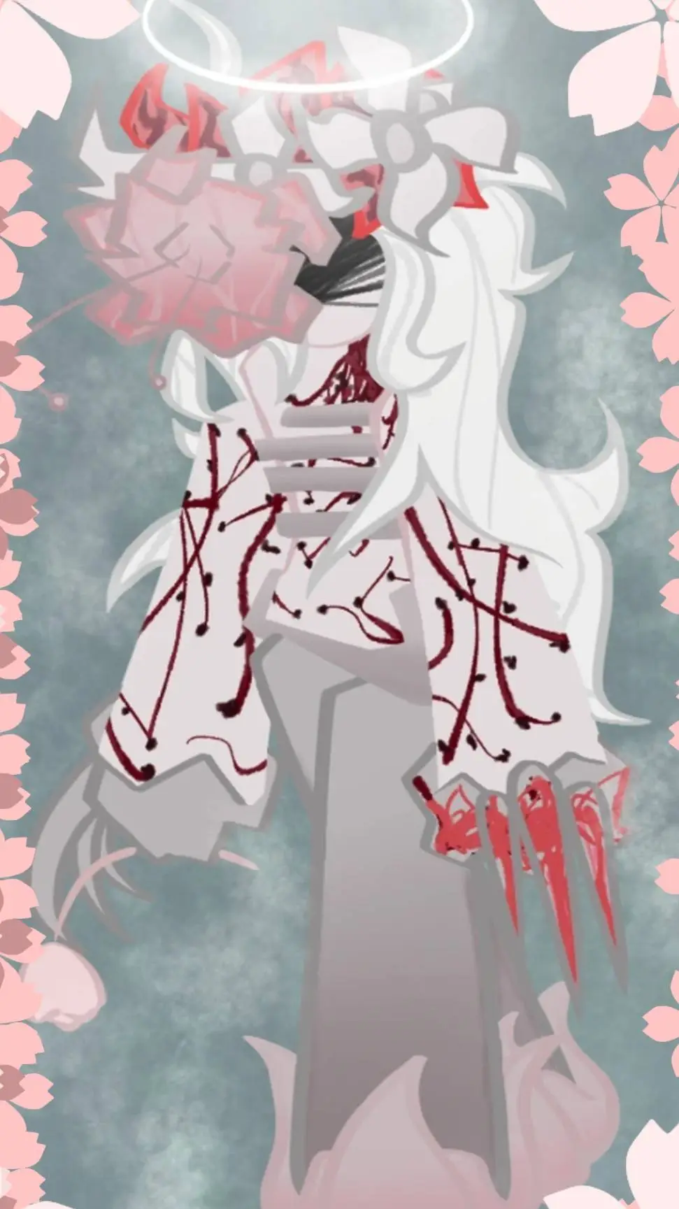 ai character: Flowers background