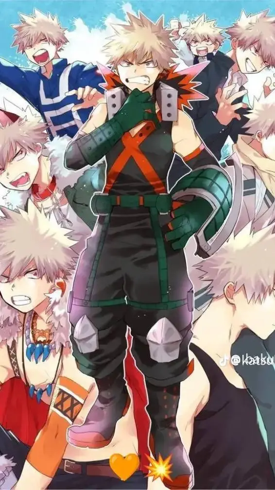 ai character: bakugo  background