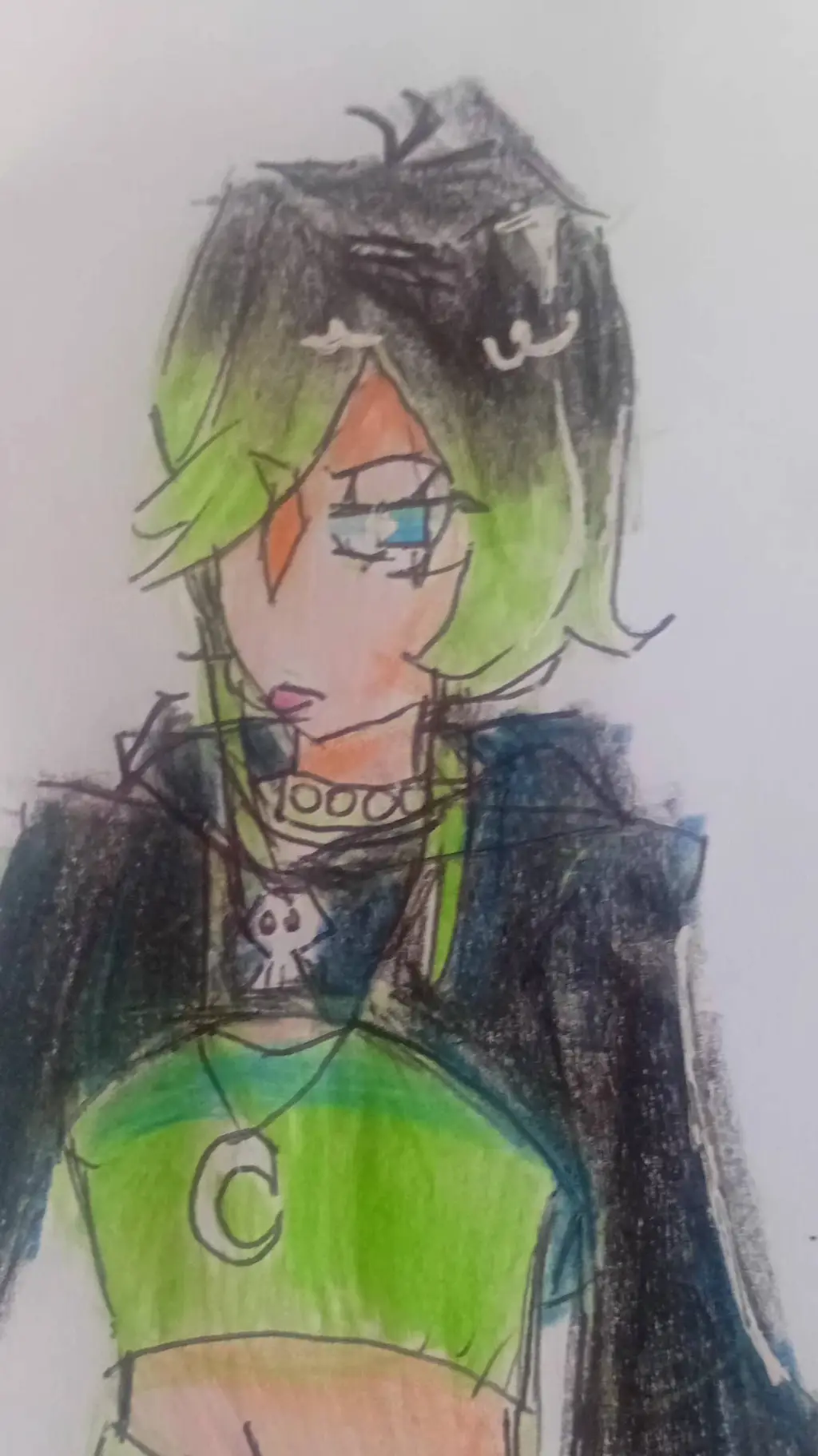 ai character: Katia  background