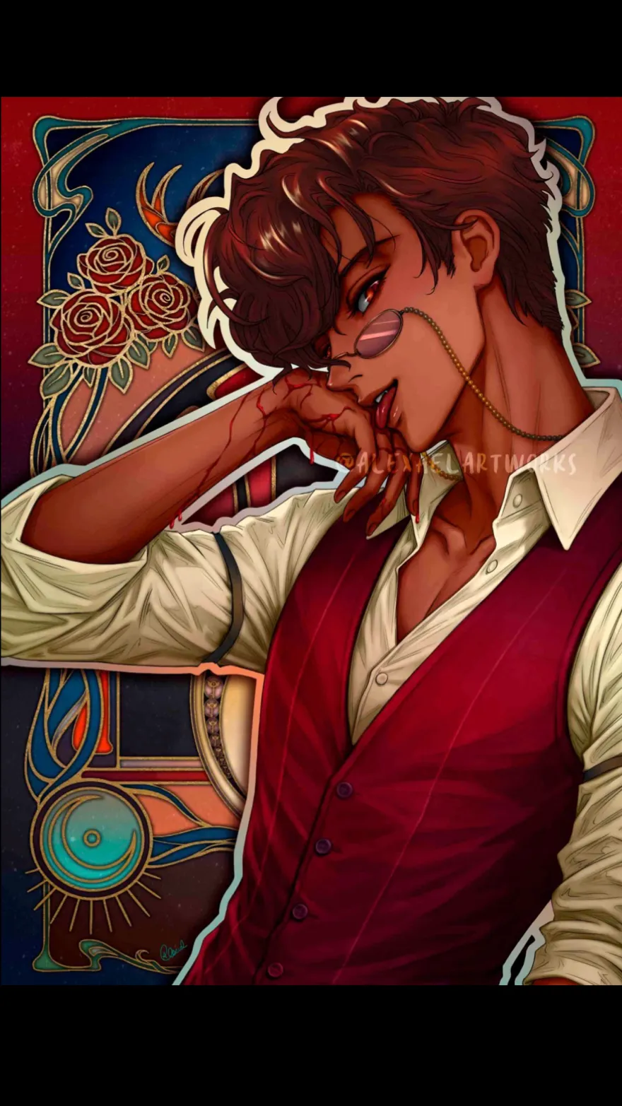 ai character: enemy’s to lovers background
