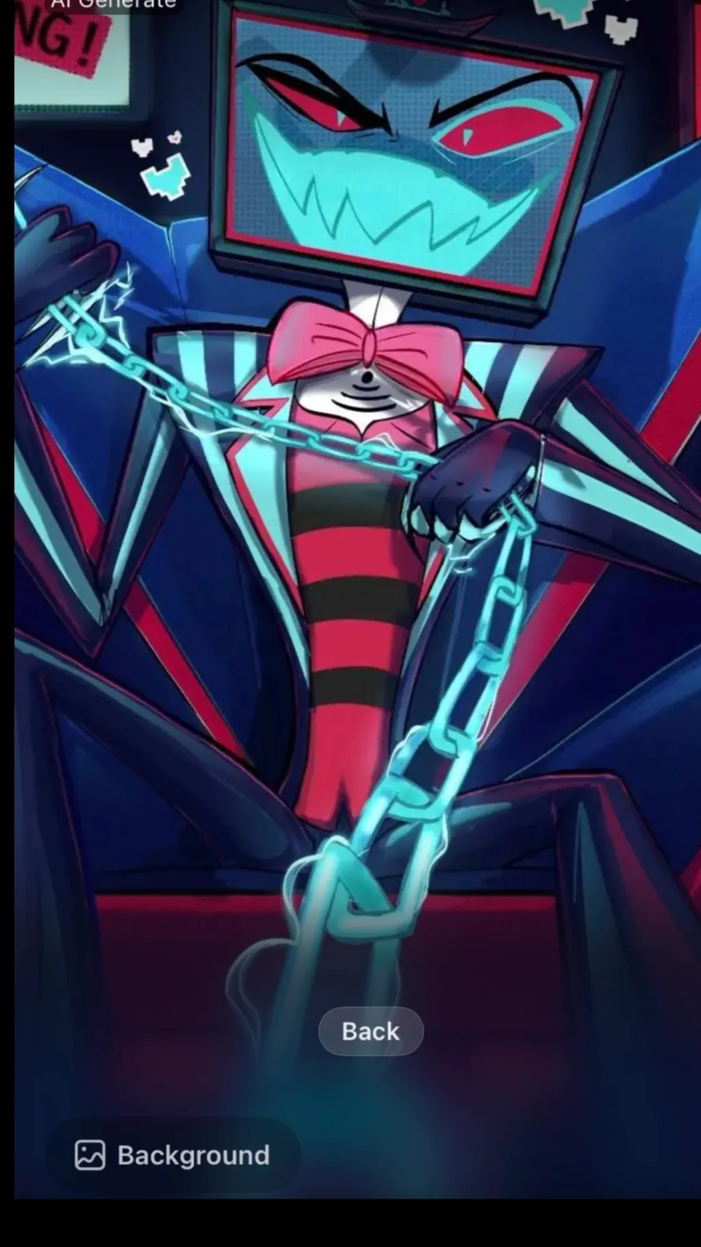 ai character: Vox background