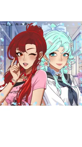 ai character: Collage  background