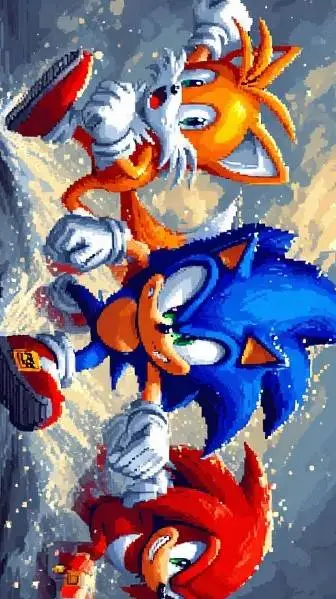 ai character: Sonic cd background
