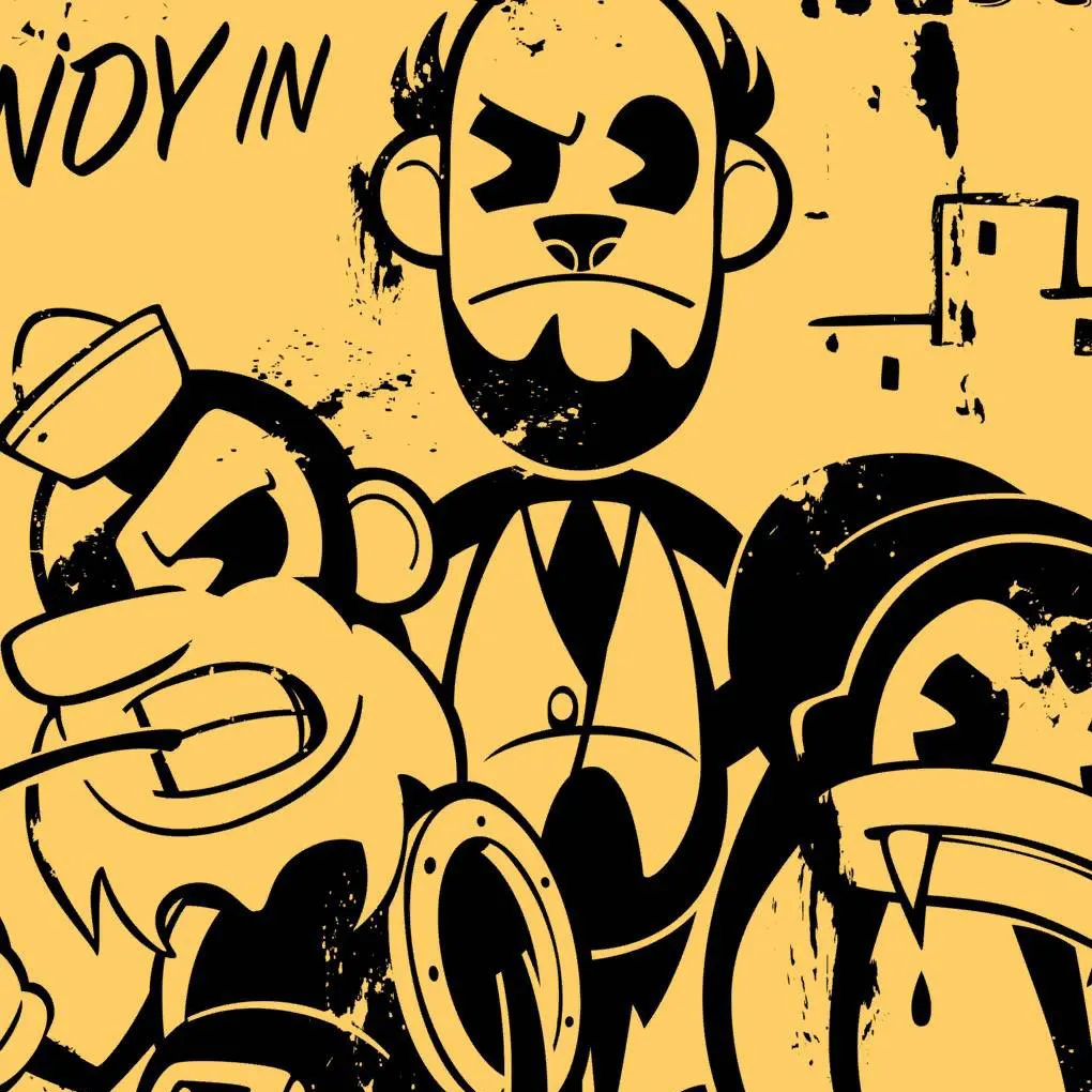 chat with ai character: Bendy cartoon