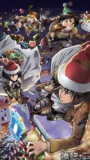 ai character: -=AOT Christmas=- background