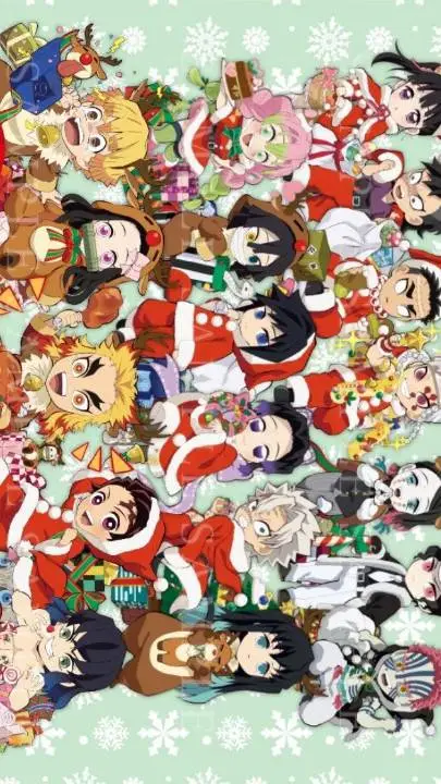 ai character: ☃️kny navidad☃️ background