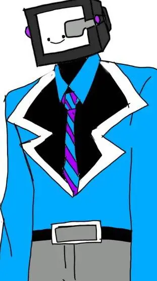 ai character: SKY_Tv man background