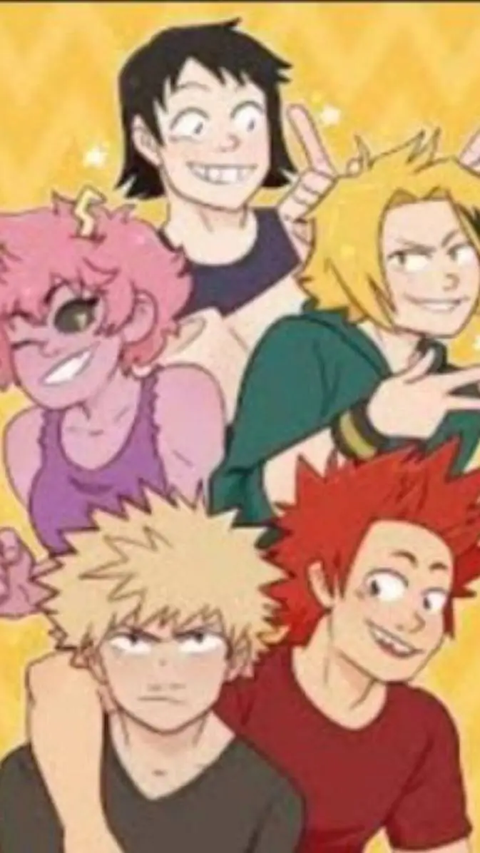 ai character: Bakusqaud sleepove background