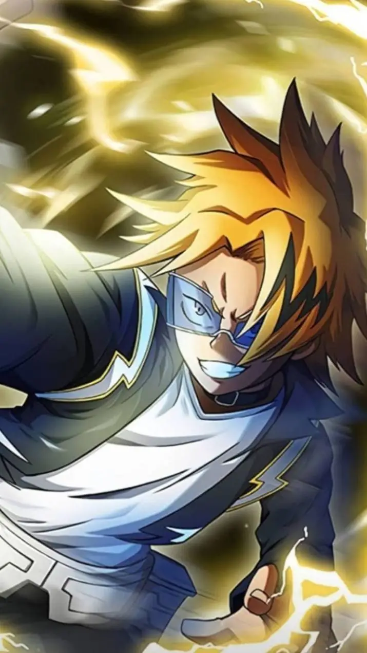 ai character: Denki kaminari background
