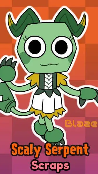 ai character: Scarly Serpent 🐍 background