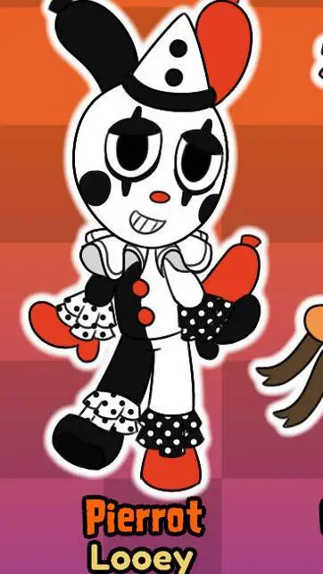 ai character: Pierrot  background