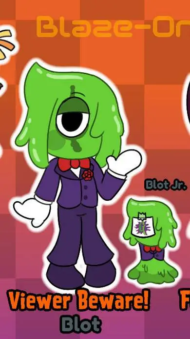 ai character: Viewer Beware! background