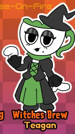 ai character: Witches Brew background
