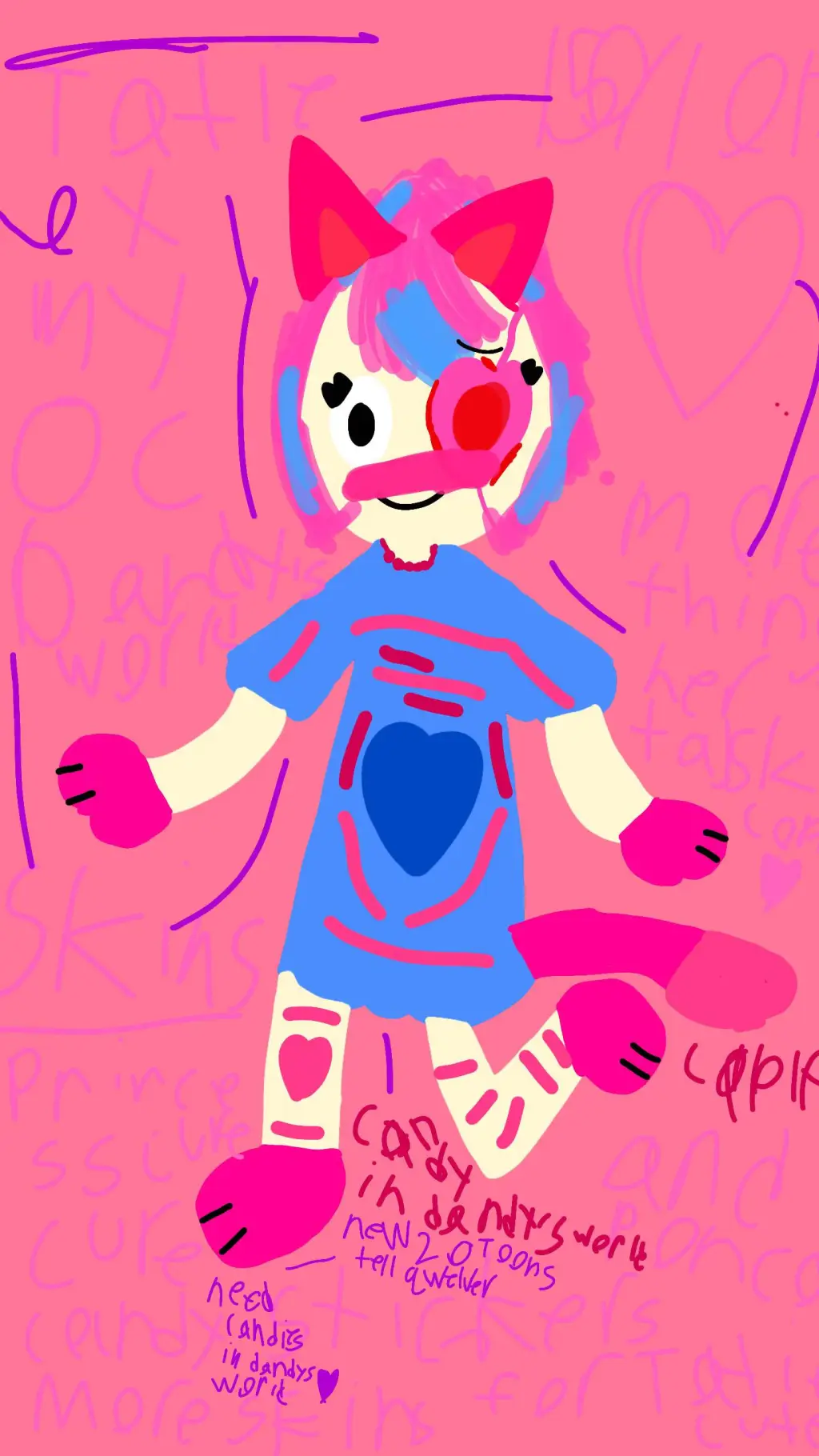 ai character: Tatie as human background