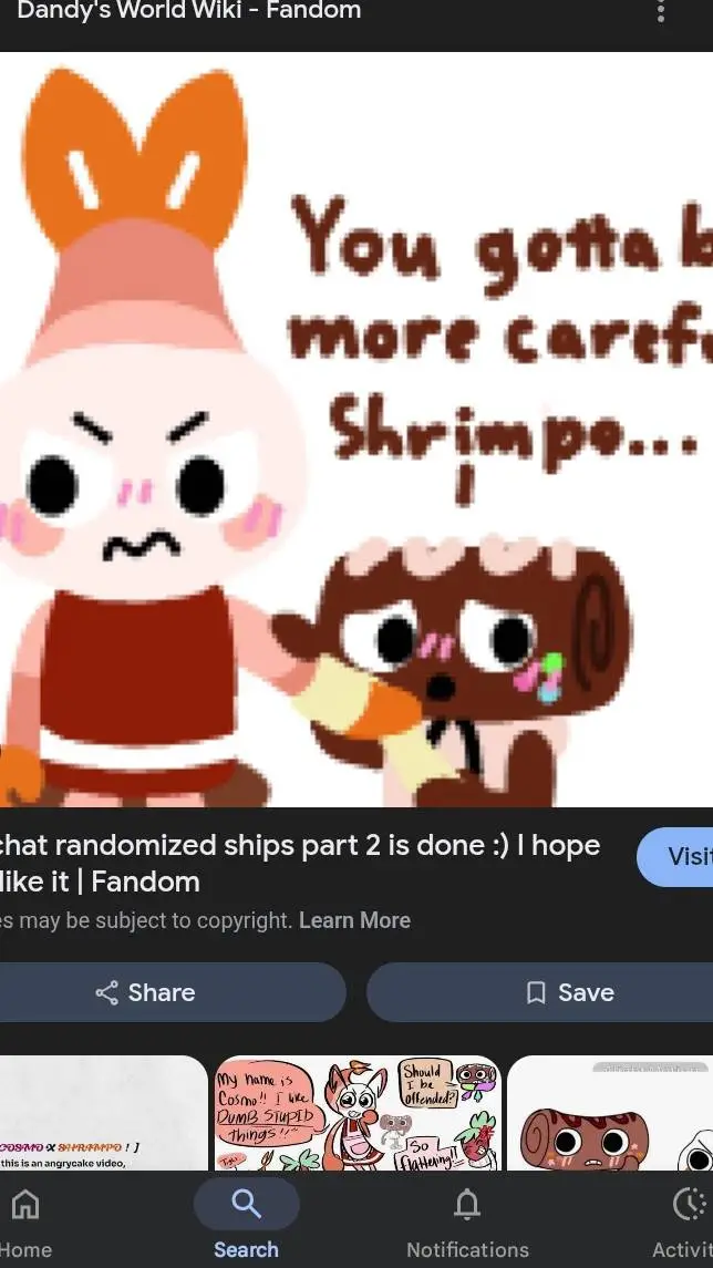 ai character: Shrimpcake background