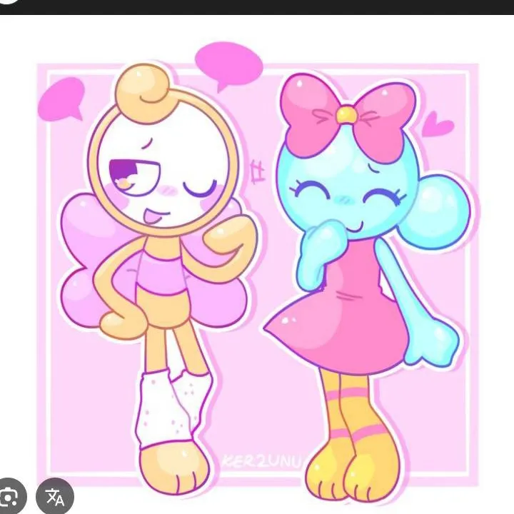 chat with ai character: Bubble glitter 