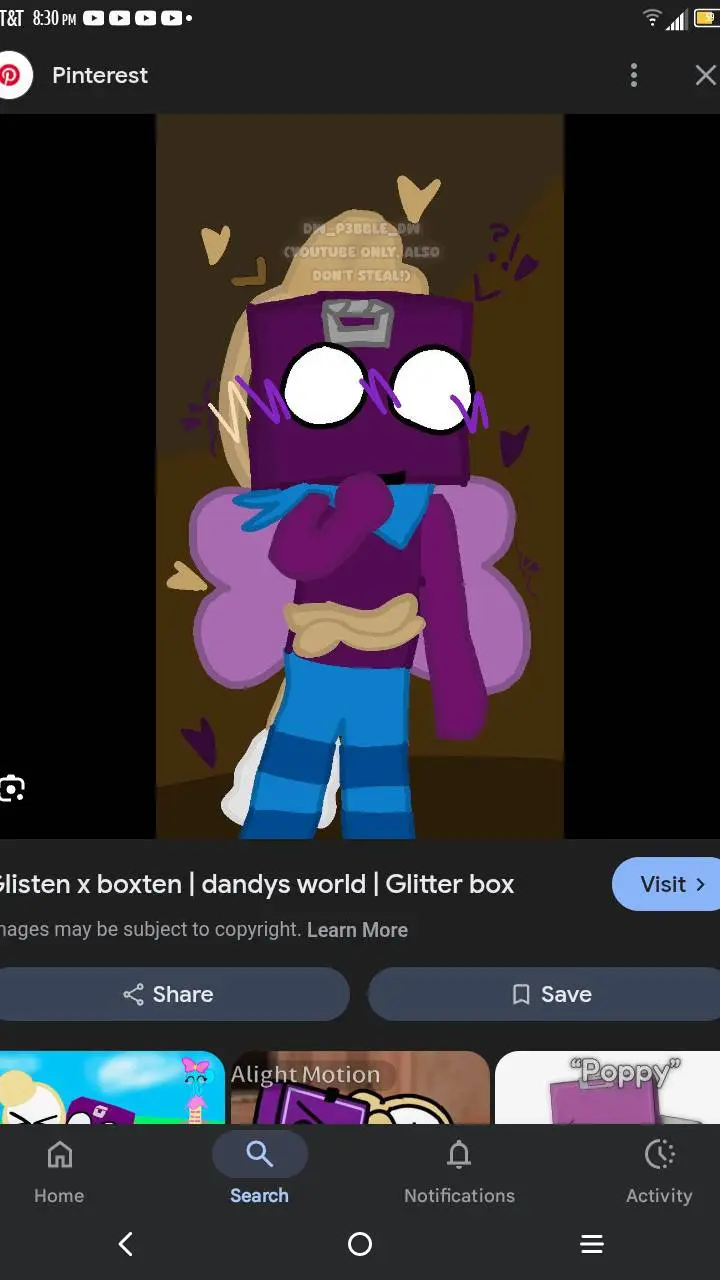 ai character: Glisten x BoxTen  background
