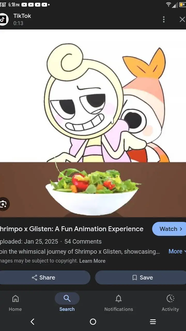 ai character: Shrimp mirror 🪞 background