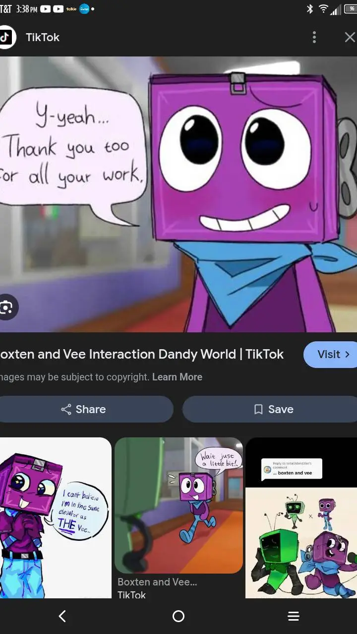 ai character: BoxTen is shy!✨✨ background