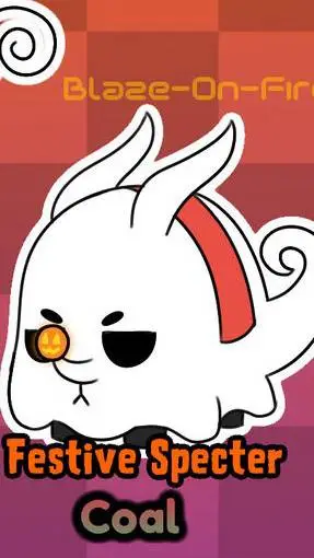 ai character: Festive specter  background