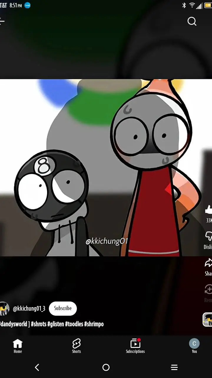 ai character: Toodles is scared! background