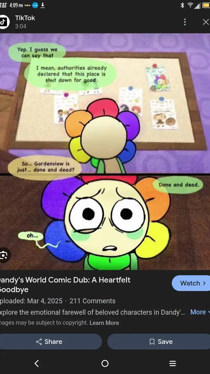 ai character: Dandy Cosmic! background