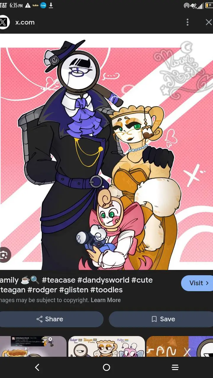 ai character: Family DW! cute background