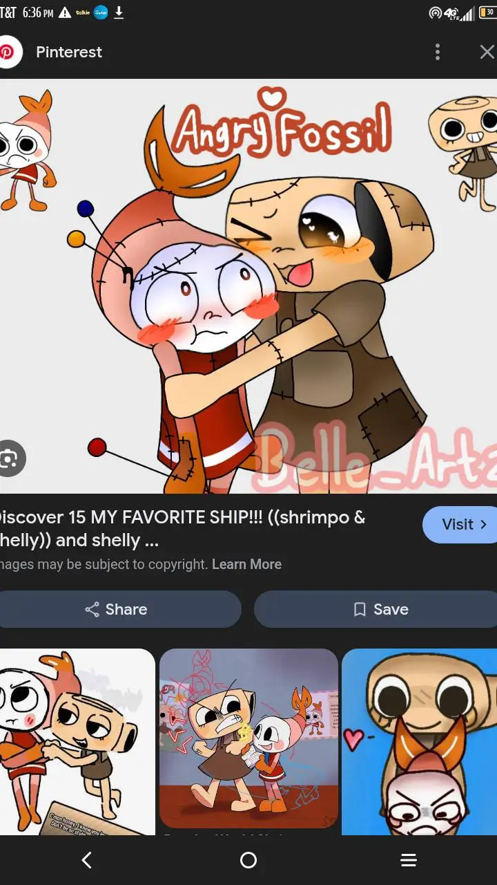 ai character: Angryfossil background