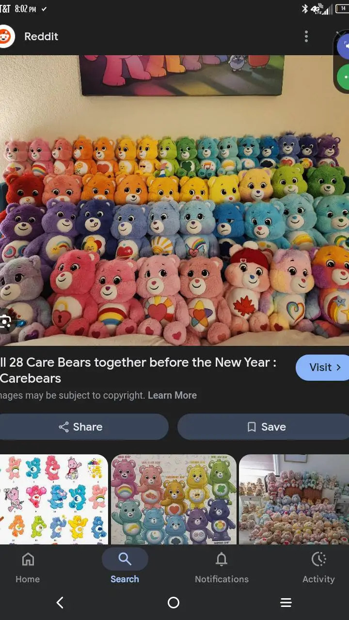 ai character: DW care bears background
