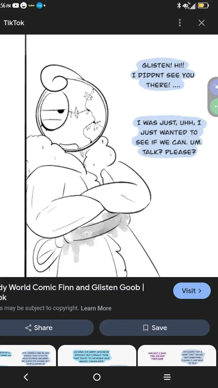 ai character: Goob saw you!  background