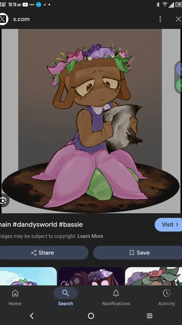 ai character: Sad Bassie background