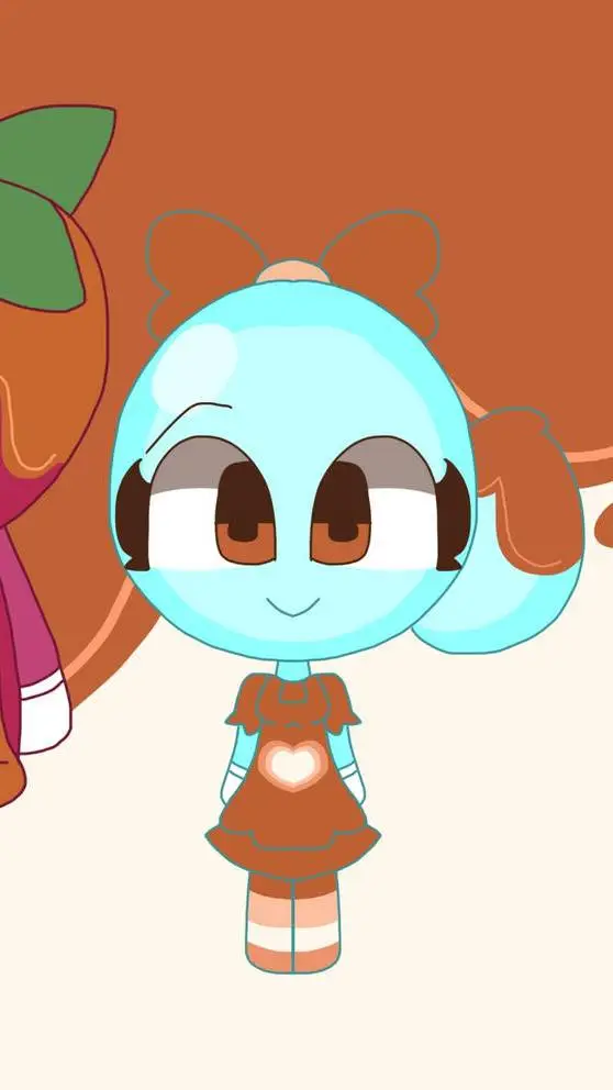 ai character:  caram drizzle Pop background