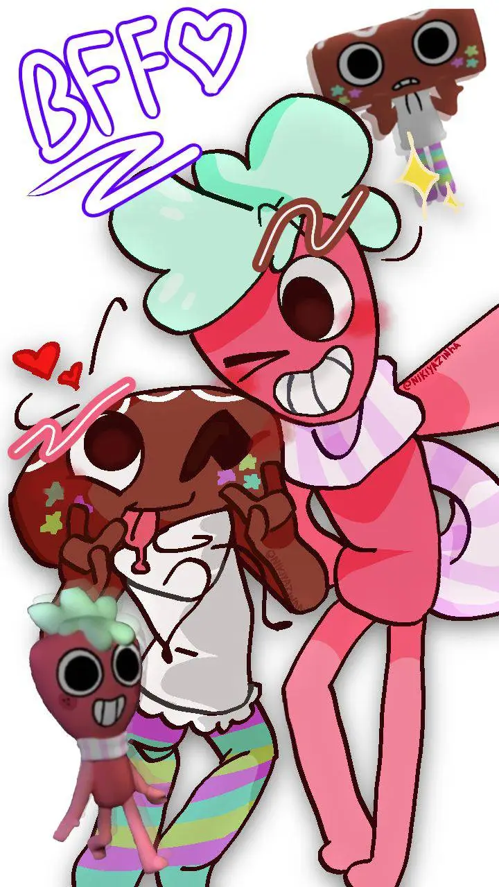 ai character: Fruitcake background