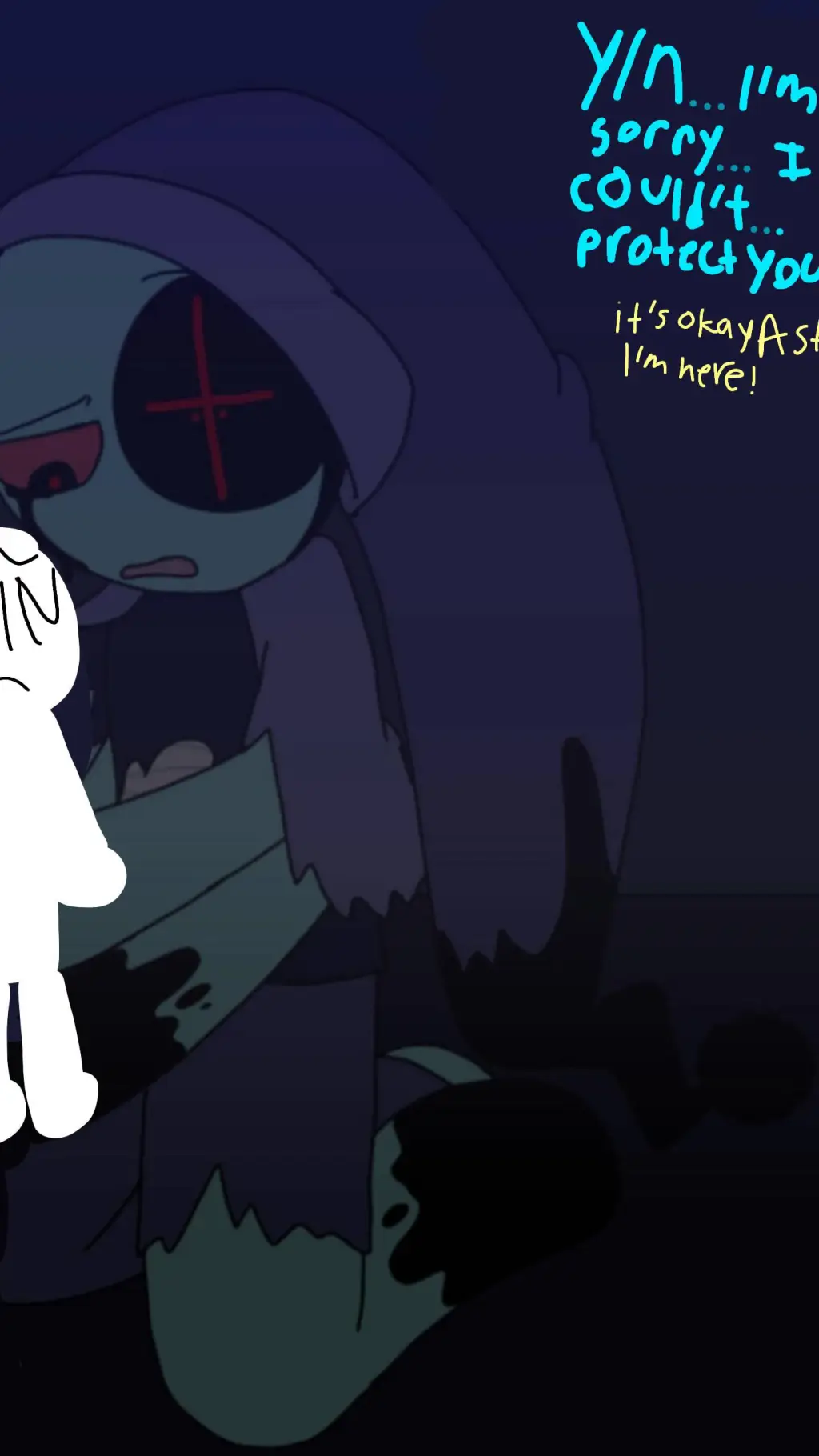 ai character: Astro and Y/N!  background