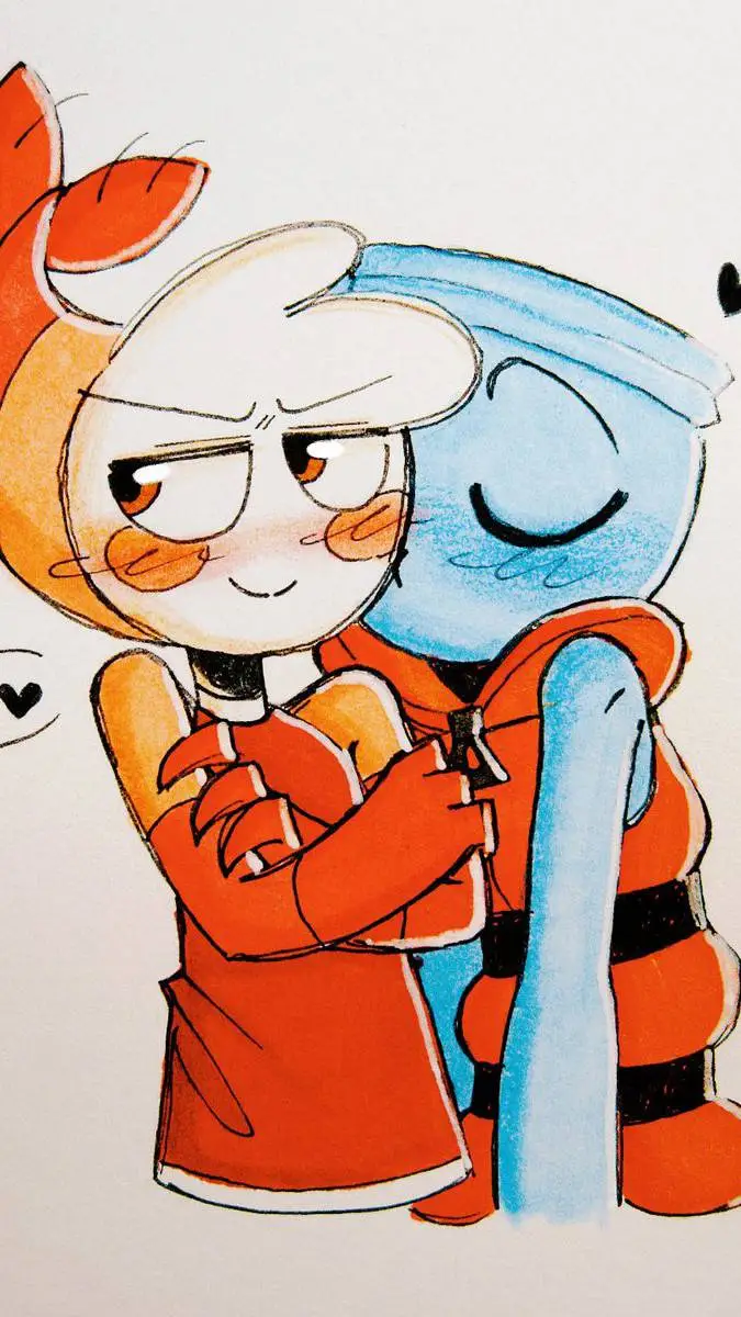 ai character: Shrimp bowl background