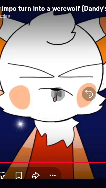 ai character: werewolf Shrimpo background