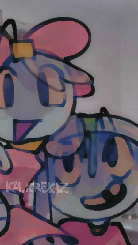 ai character: Bubble fish background