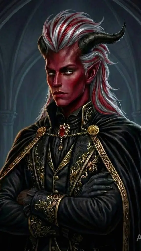 ai character: Asterion Erosyne  background