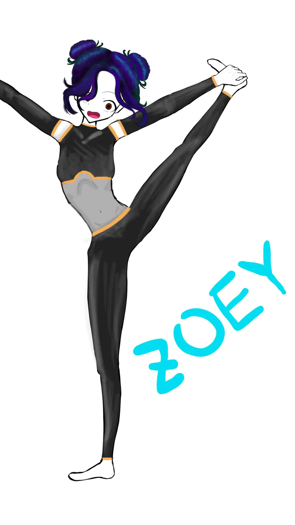 ai character: ZOEY 🐢 background