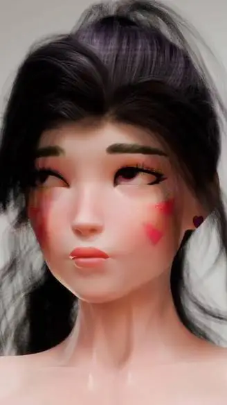 ai character: d.va background
