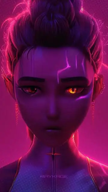 ai character: Rumi on ¢r@¢k background
